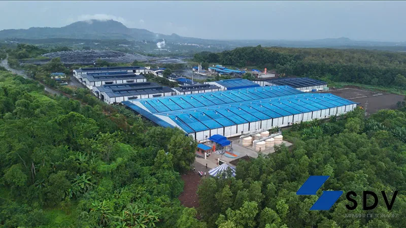 khu xử lý chất thải Quang Trung của công ty Sonadezi SDV