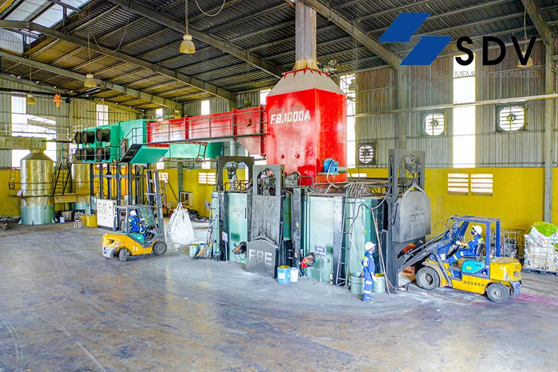 Lò đốt rác thải của công ty Sonadezi SDV