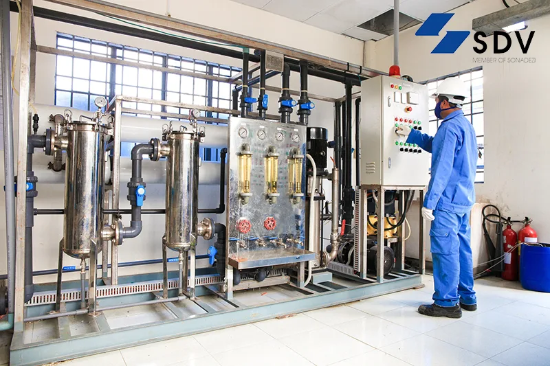 Vận hành trạm xử lý nước thải của công ty Sonadezi SDV