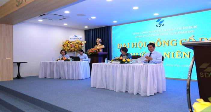 Công ty Cổ phần Dịch vụ Sonadezi tổ chức họp Đại hội đồng cổ đông thường niên 2026.