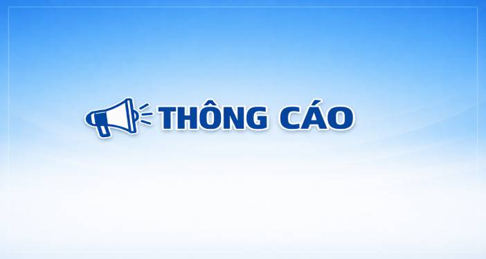 THÔNG CÁO