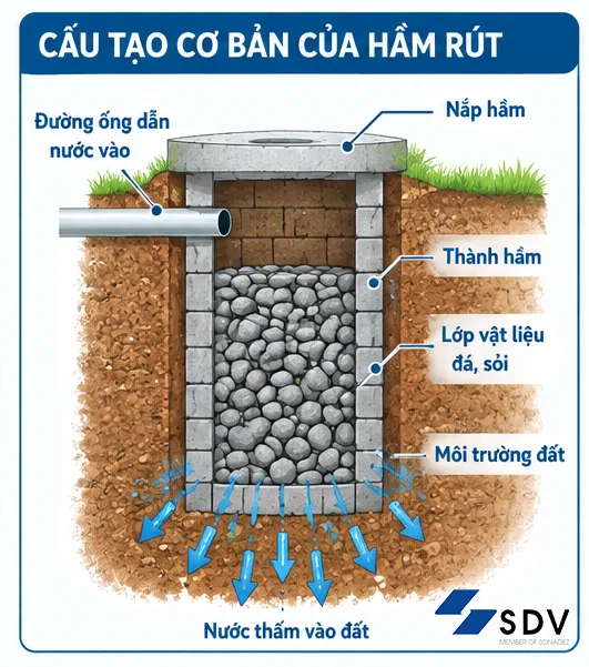 Cách làm hầm rút nước thải sinh hoạt