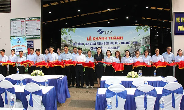 Khánh thành nhà máy phân bón hữu cơ tại Khu xử lý chất thải Quang Trung
