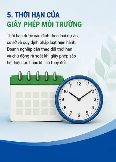 Giấy phép môi trường có thời hạn bao lâu