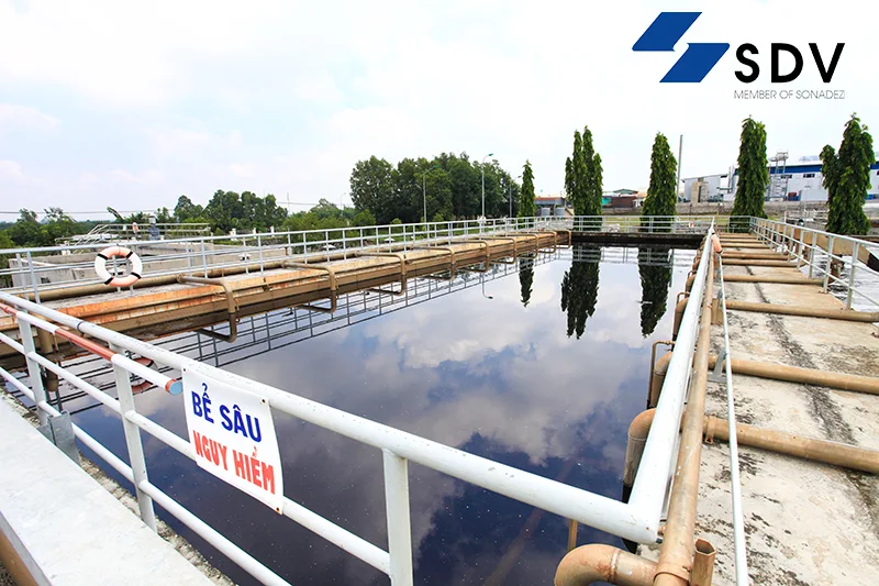 Trạm xử lý nước thải của công ty Sonadezi SDV