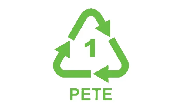 logo chất thải tái chế Nhựa PET/PETE
