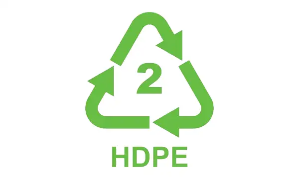 logo chất thải tái chế Nhựa HDPE