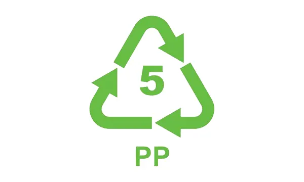 logo chất thải tái chế Nhựa PP