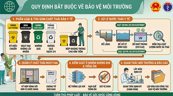 Vận chuyển rác thải y tế chuyên dụng