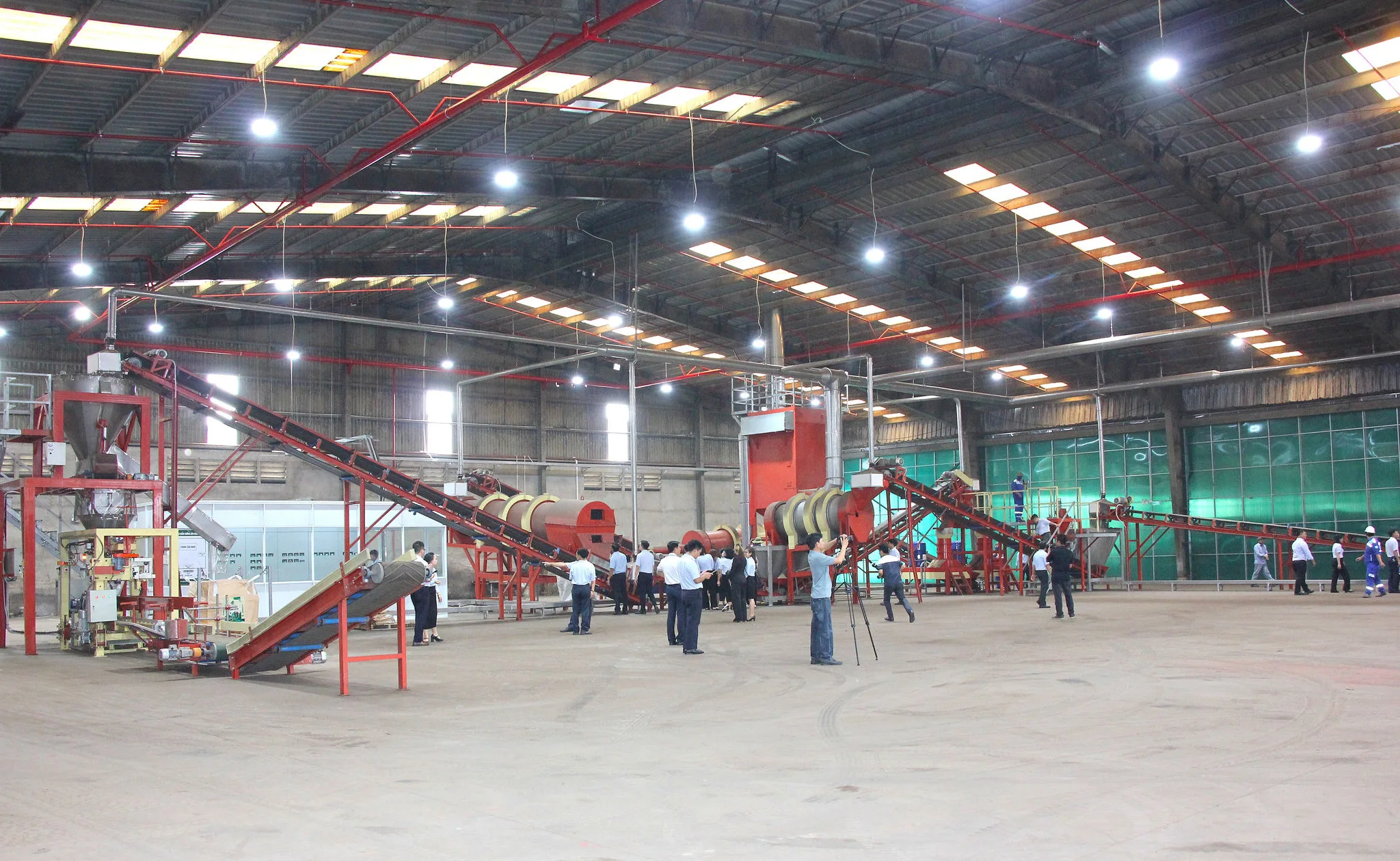 Nhà máy sản xuất phân bón hữu cơ của SDV được đầu tư thiết bị, dây chuyền sản xuất hiện đại